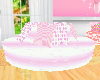 Kawaii Pink Round Couch