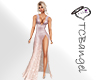 Ombre Sparkle Rose Gown