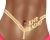GOLD KNR BELLY CHAIN