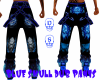 Blue Skull dub pants (m)