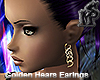 Golden Hearts Earings