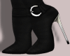 E* Black Sock Boots