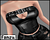 Leather Belt Top