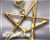 ✘Pentagram Gold Ear.