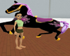 Purple Carousel Horse