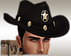 Cowboy Hat Brn/Gold