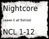 Nightcore-Leave it all