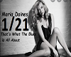 M*Blues  1/21