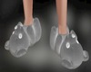 Bear-ghost slippers