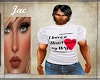 J~VALENTINE TEE HEART ON