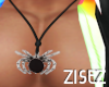 Onyx Spider Necklace