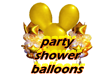 Party shower balloons