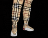 B Plaid Jordans 12