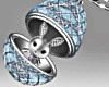 Easter Egg Necklace Blue