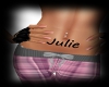 julie belly tat