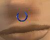 Glittering Blue Nose Ring