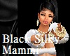 Black Silky Mammi Top