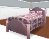 pink with car print bed