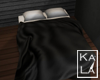 !A black bed