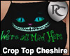 Crop Top Cheshire Cat
