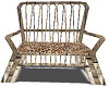 rattan chair leopard