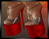 Red Sheer Heels