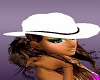 ~BRG~Cowgirl Hat White