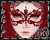 |K| Red Lace Mask F