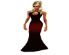 Black/Red Gown