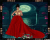 *D*Gold/Red Ballgown