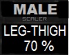70% LEG-THIGH MALE