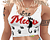Meow cat top