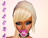 {S}Pink/Chrome Pacifier