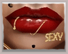 llY4ll  lips chain gold