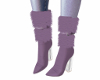 E* Fur Boots /lilac
