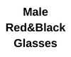 M Red&Black Glasses