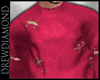 Dd-Clip Sweater Pink
