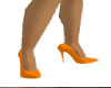 orange pumps