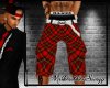 {DM} Red Plaid Shorts