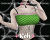 Koh! Y2K Fishnet Top Gr