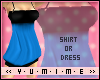 [Y] Shirt Dress ~BlueTea