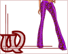 Summer pants rose purple