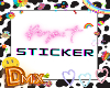 X. Support Sticker 20K