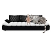 B&W Couch w/tiger anmtd
