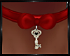 [A]Choker Key Red