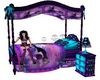 Purple N Teal Twin Bed