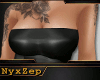 ! SEXY BLACK LEATHER TOP
