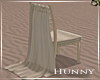 H. White Wedding Chair