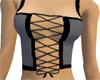 simple grey corset