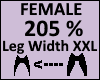 Leg Thigh 205% XXL Femal